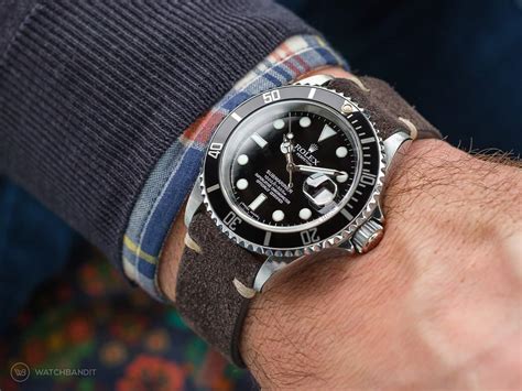 rolex submariner band clip|rolex submariner with nato strap.